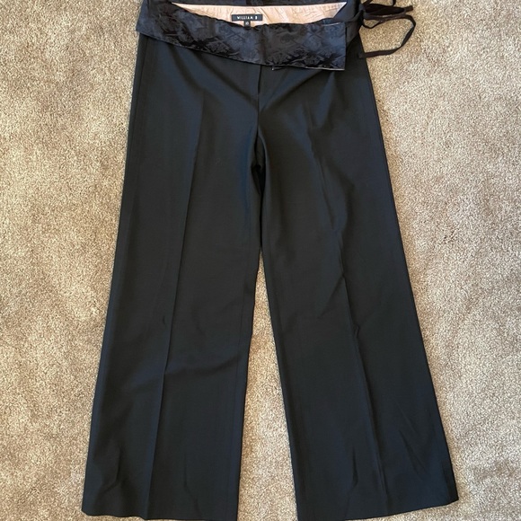 William B Wide Band Tie Waist Trousers Size 10 - Picture 1 of 7